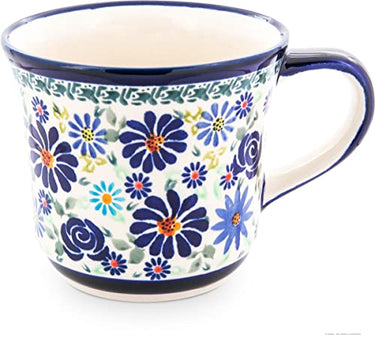 Bunzlauer Keramik Original 0.5 liter tea cup/coffee cup/mug large Ø=11.2cm, H=10.1cm in decor DU126 on sale